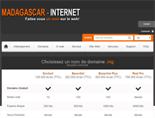 Tablet Screenshot of madagascar-internet.mg
